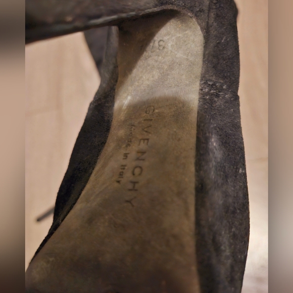 Womens Givenchy Suede Sock Over the Knee Boots - Picture 7 of 7